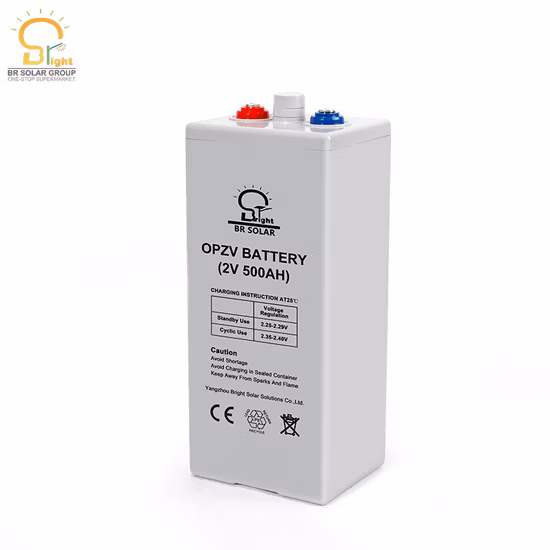  Br Solar gelificado recargable;  como baterías de almacenamiento solar Batería de 2V
